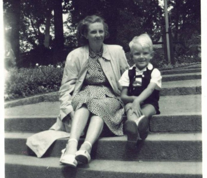 Anna-Lisa och Ulf, ca 1950